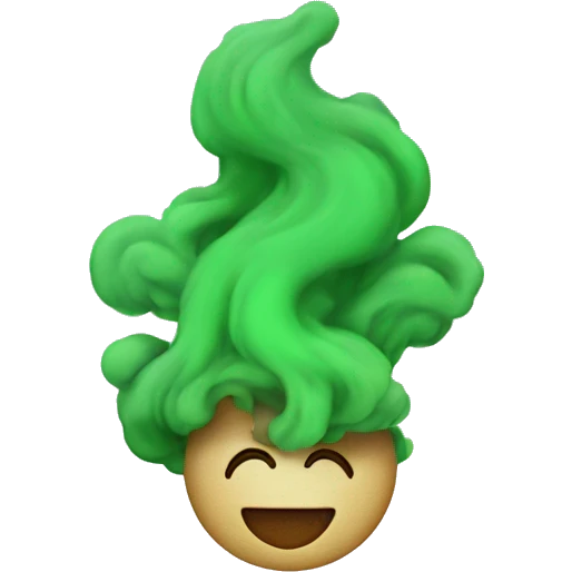 green smoke emoji