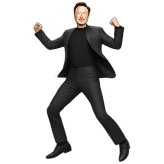 Elon Musk dancing emoji