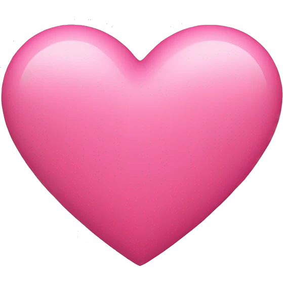 Pink heart  emoji