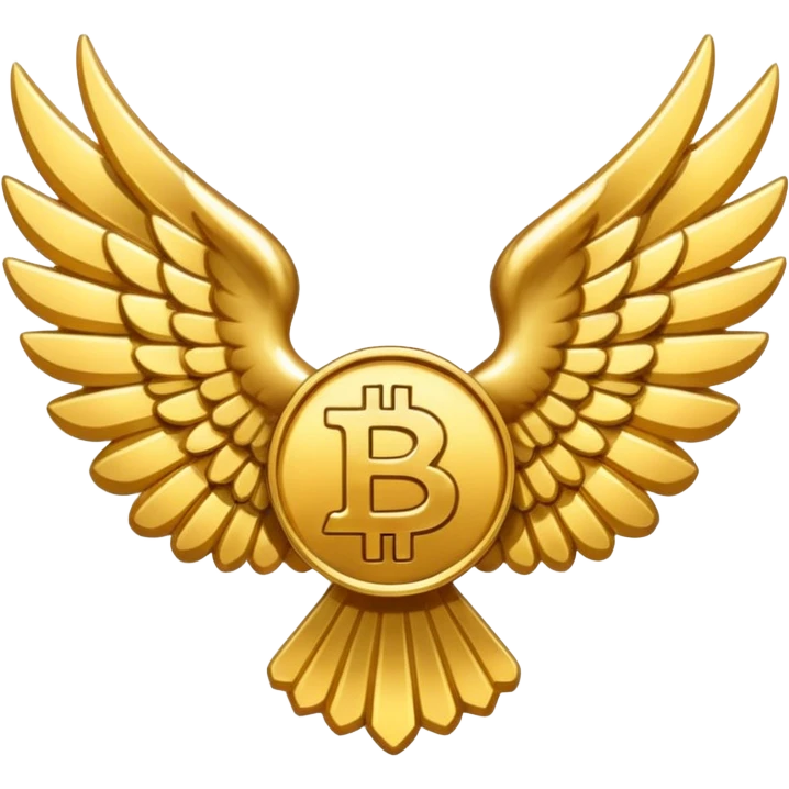 BTC with wings emoji