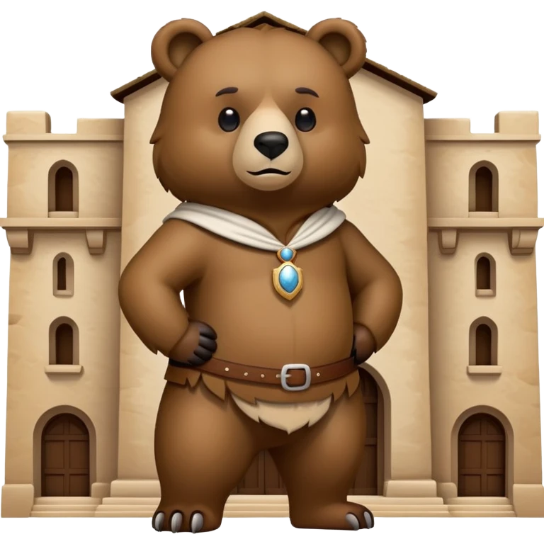 Bear at Alamo emoji