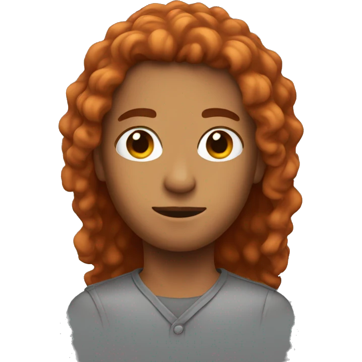 Rust hair emoji