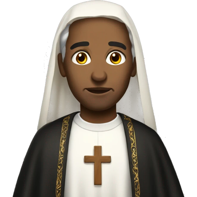 An extreme catholic person emoji