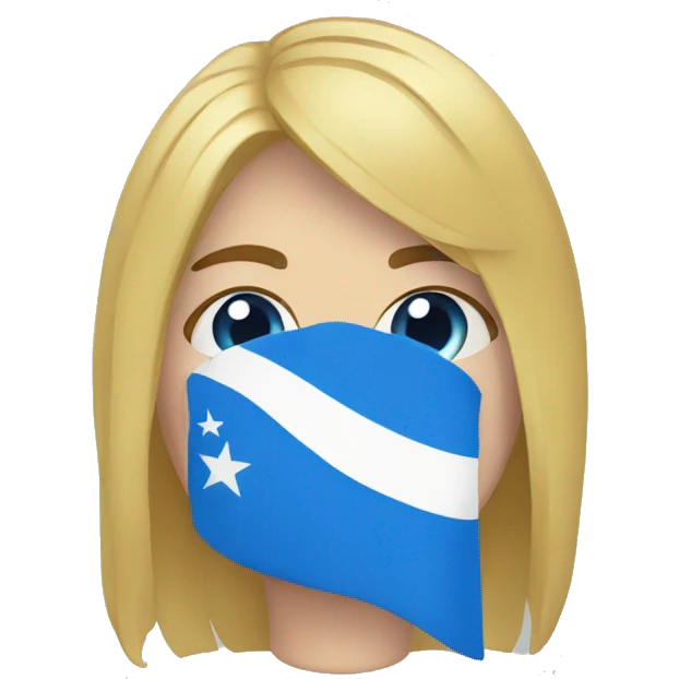 bandera azul emoji