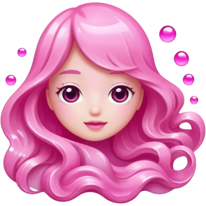 glitter pink Douyin emoji