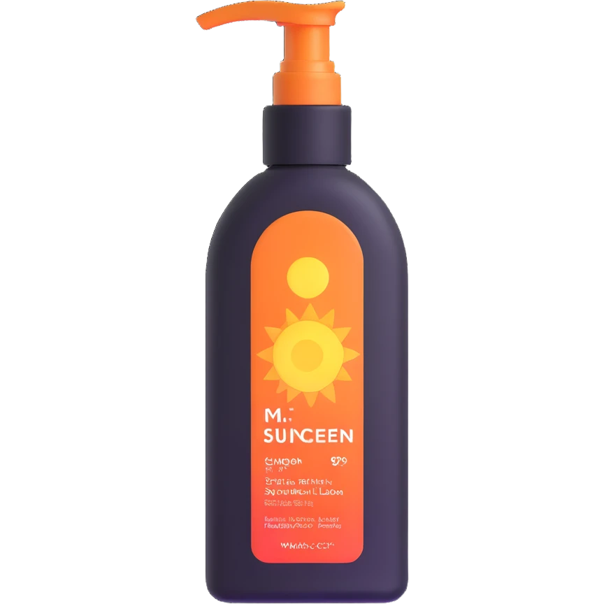 sunscreen lotion bottle emoji