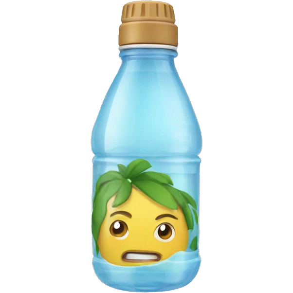 botella de agua emoji
