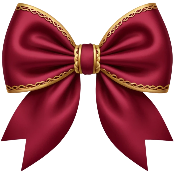 Bow Bordeaux emoji