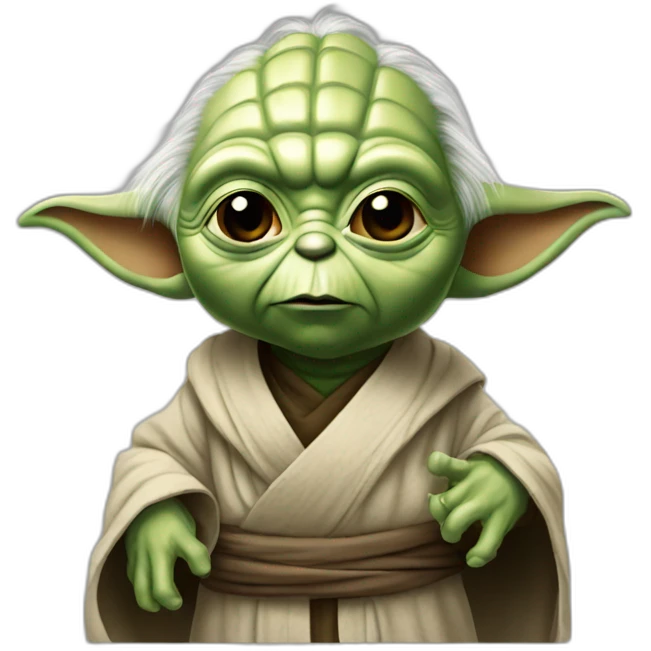 Yoda médit emoji