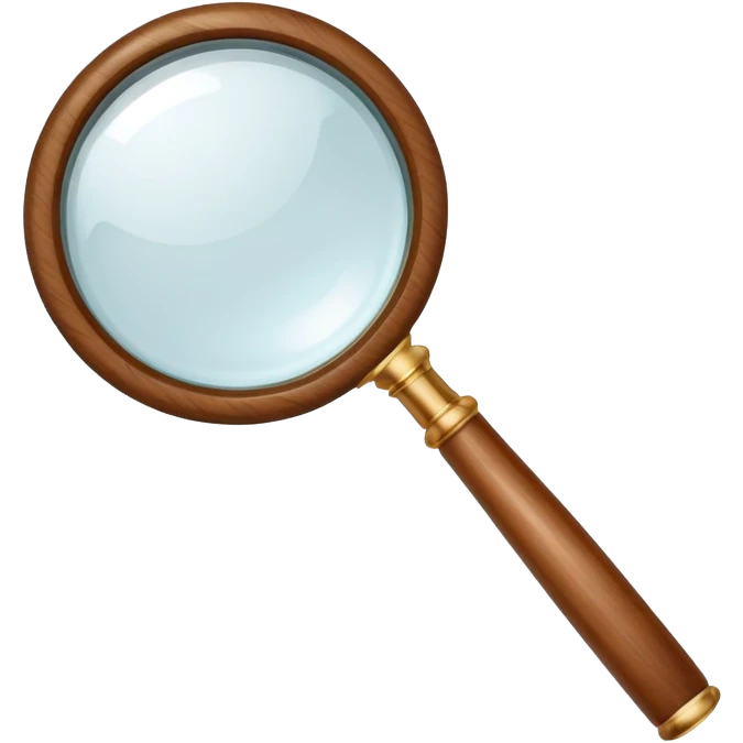 magnifying glass emoji