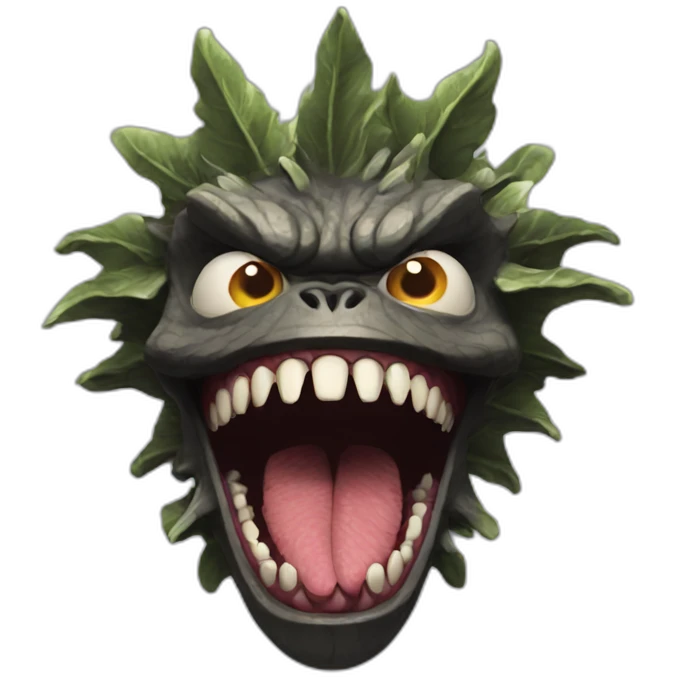 demogorgon with open mouth emoji