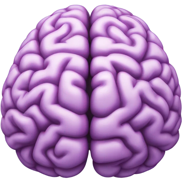 Light purple brain emoji