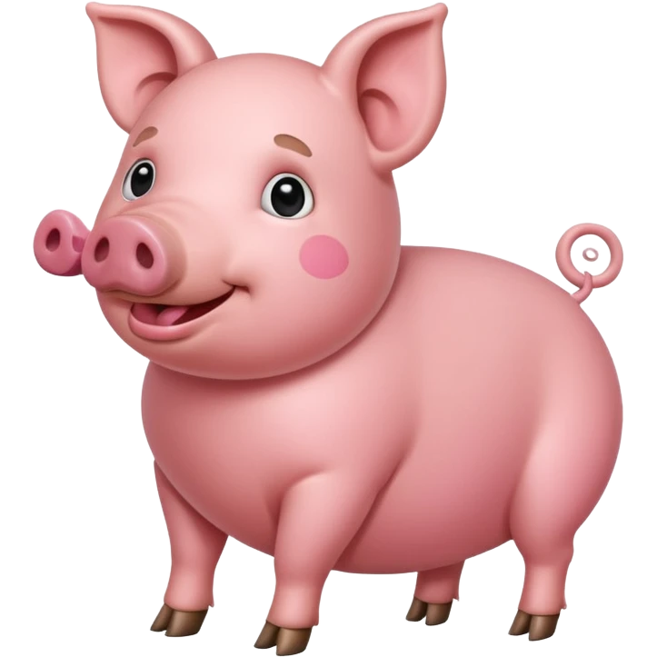 Pig full body emoji