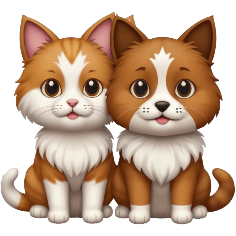 cat dog emoji