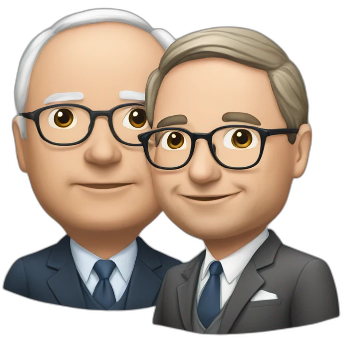 charlie munger and ben graham emoji