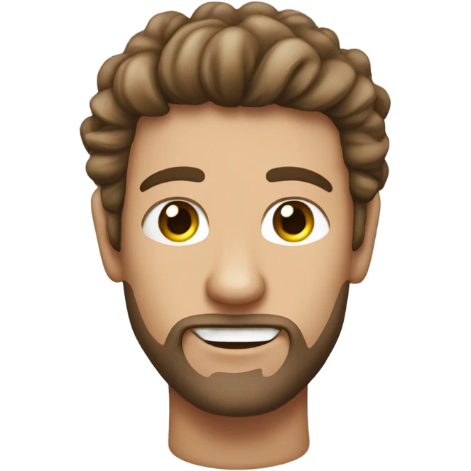 Ein Mann mit kurzen Haaren, Bart und Nasen Piercing der den Mittelfinger zeigt emoji