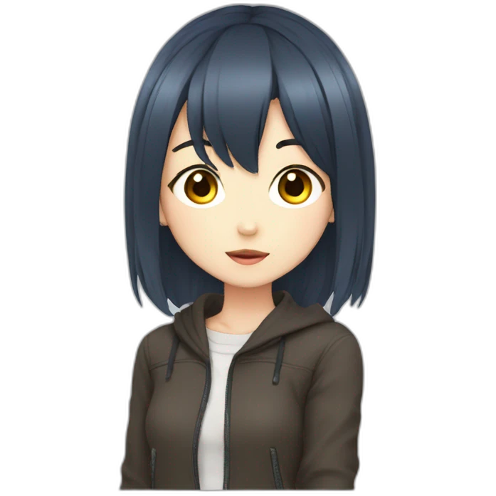 Anime girl emoji