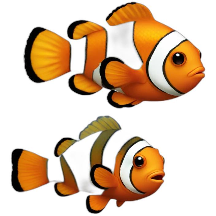 Cute little Clownfish   emoji