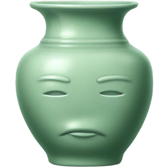 celadon ceramic vase emoji