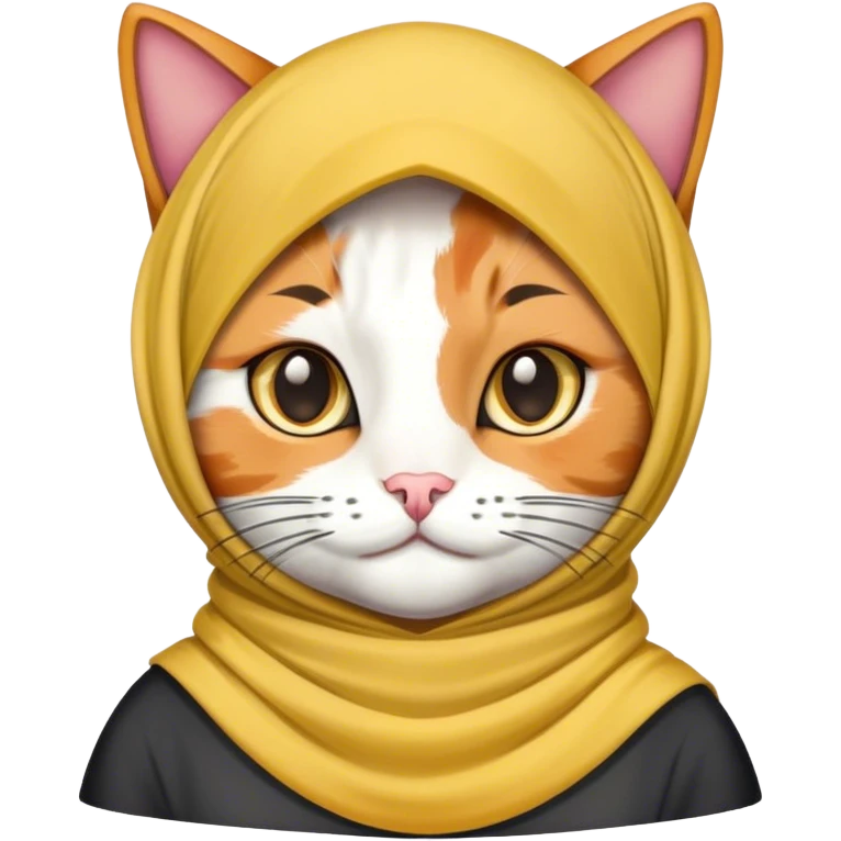 Muslim cat emoji