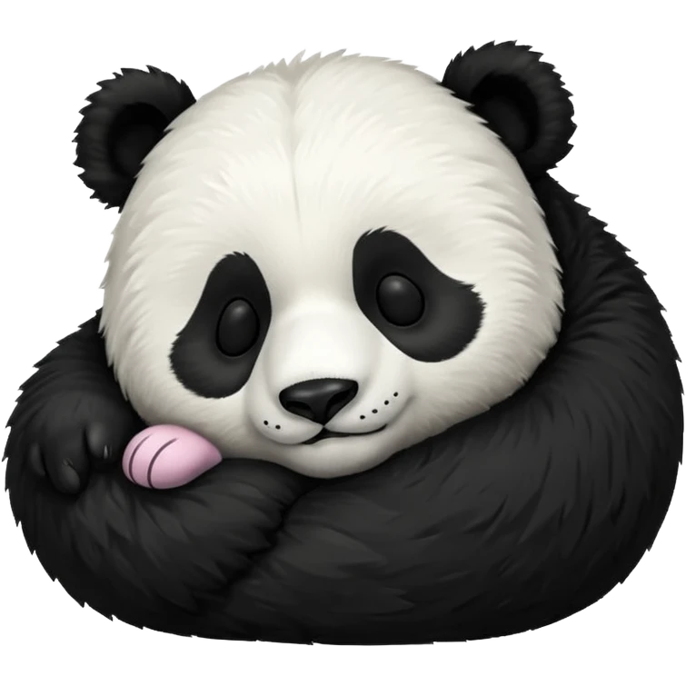Panda sleeping emoji