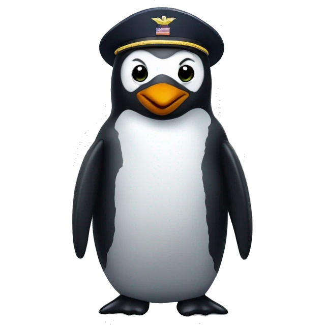 military Penguin  emoji