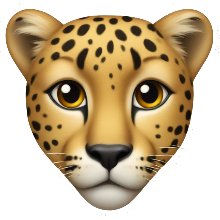 Cheetah heart  emoji
