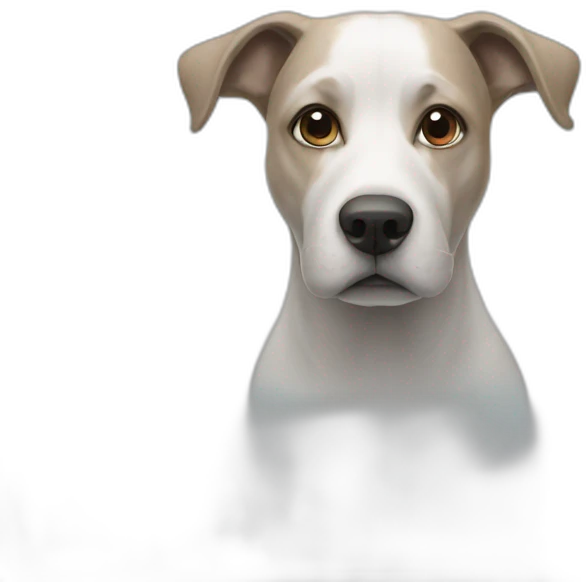 dog in  fog emoji