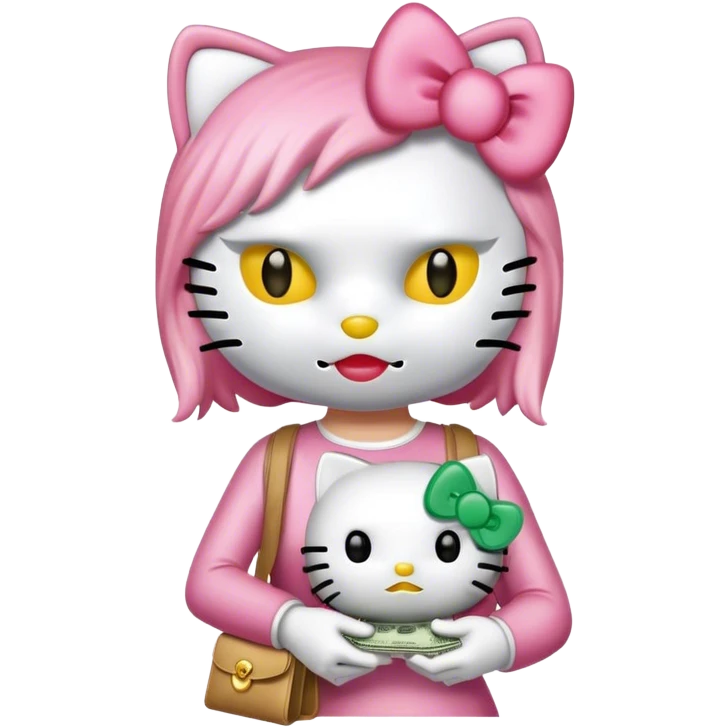 Hello kitty thief emoji