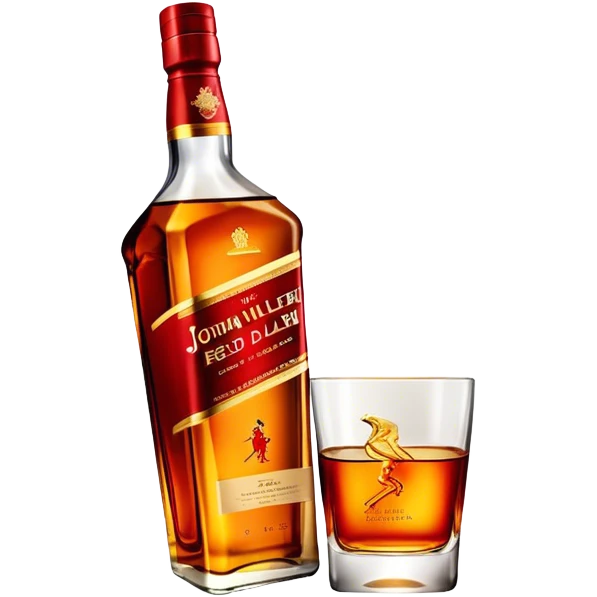 Johnnie Walker Red Label fat bottle emoji