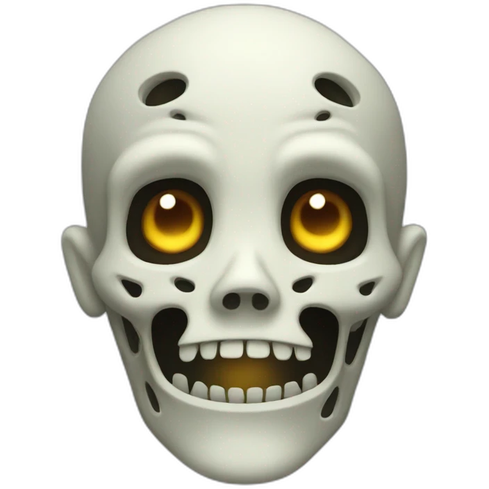 Haunted seleton  emoji