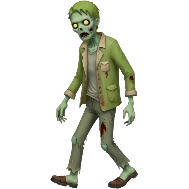 zombie full body walking emoji