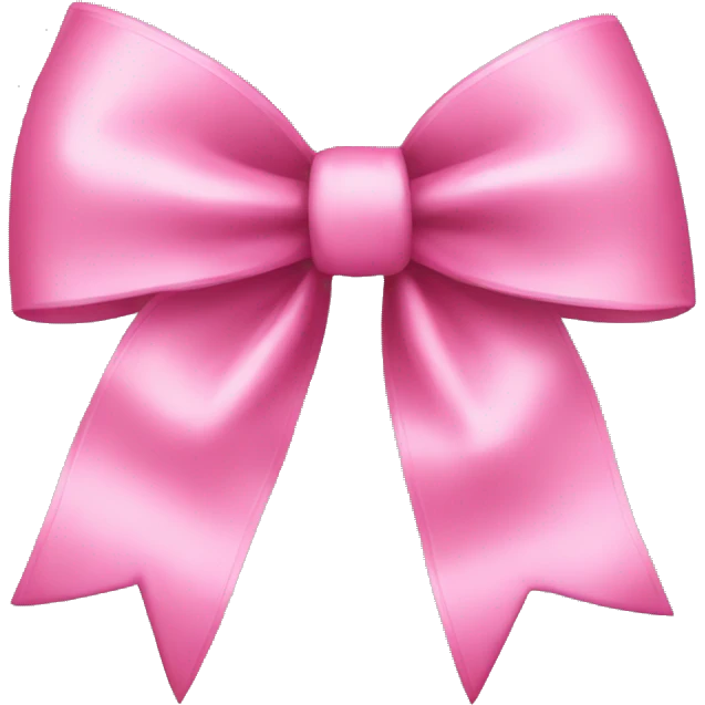 Pink bow emoji