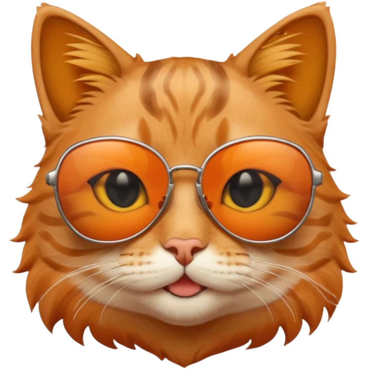 Cat wearing sunglasses emoji