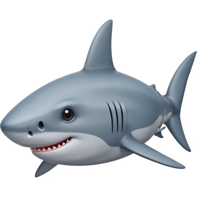 Shark with stars in the eyes emoji