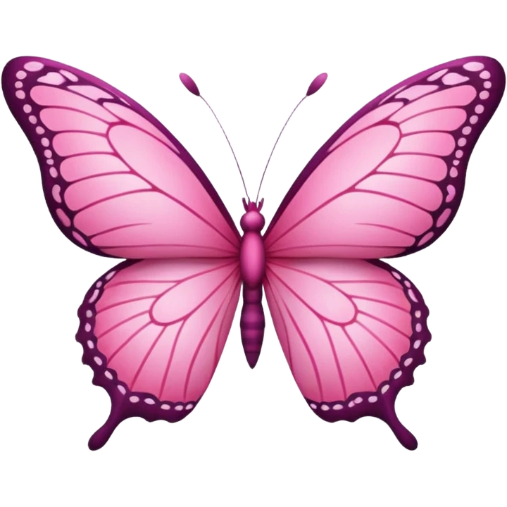pink butterfly emoji