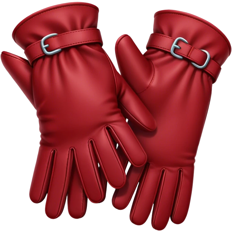 Dark red gloves emoji