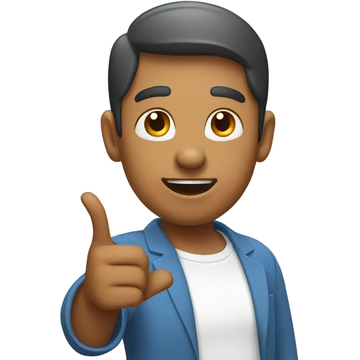A person talking emoji