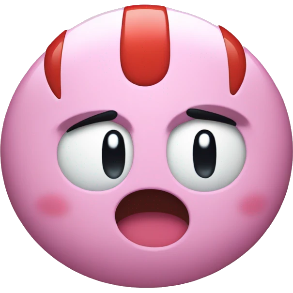 kirby from nintendo emoji
