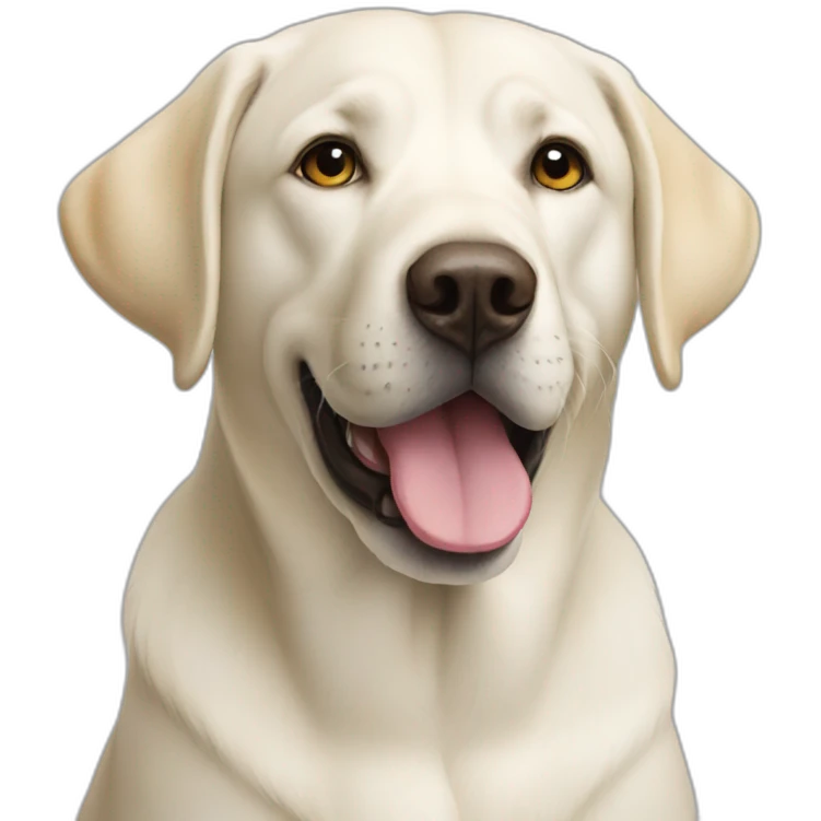 white labrador emoji