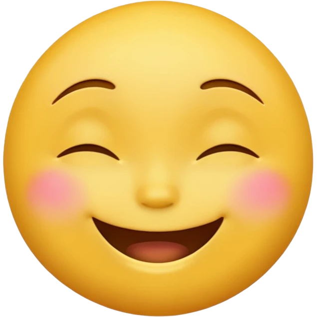 emoji yellow cute face smiling, remove the white part of the eyes emoji