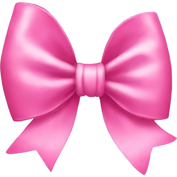 pink bow  emoji