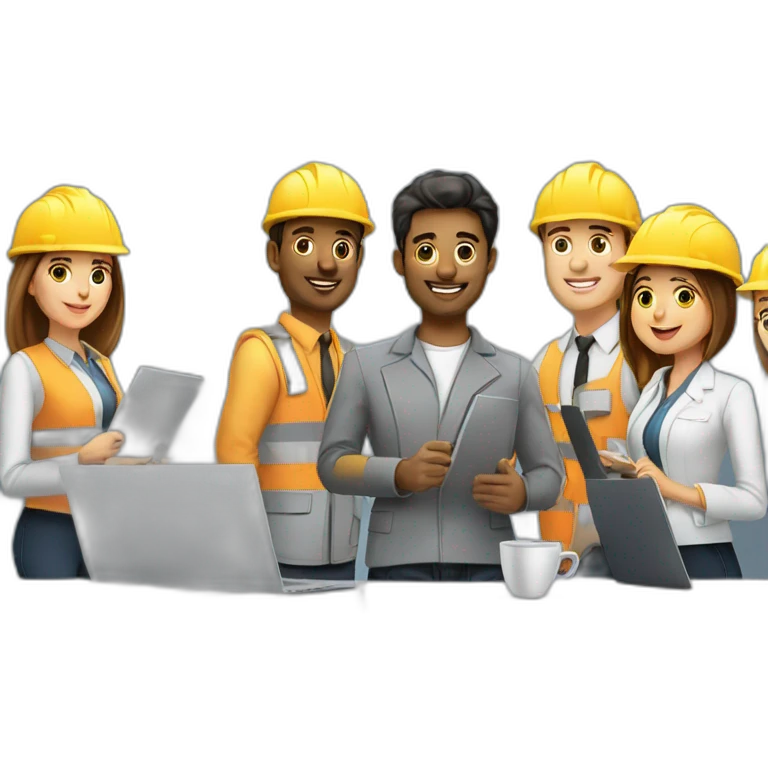 team of engineers working on fintech and product expansion emoji