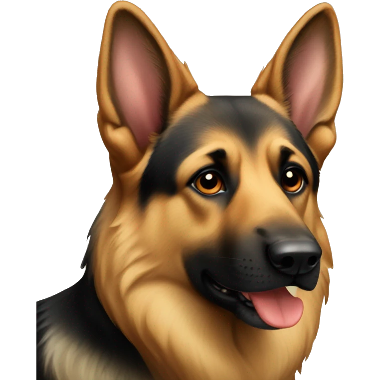 german shepard dog emoji