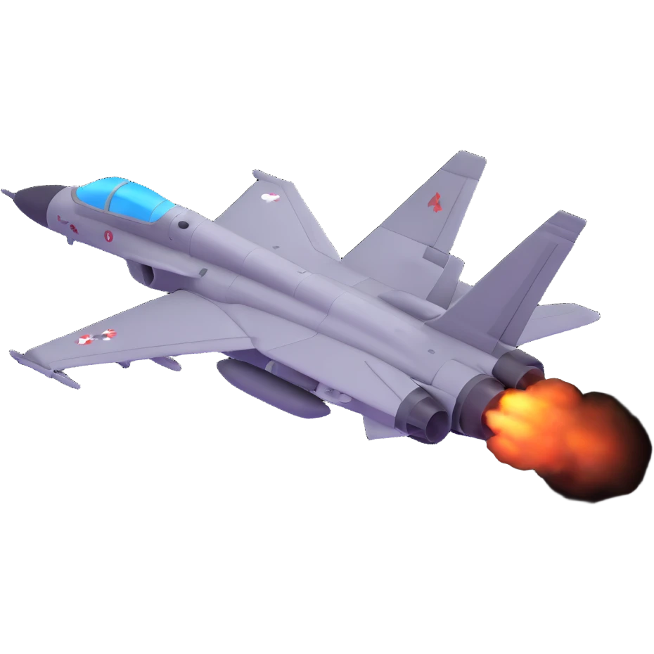 fighter jet emoji