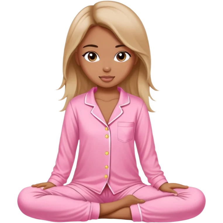Girl in Victoria secret pyjamas emoji