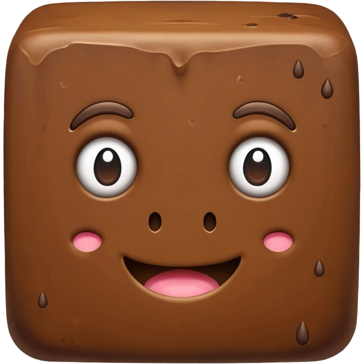 Square poop  image emoji