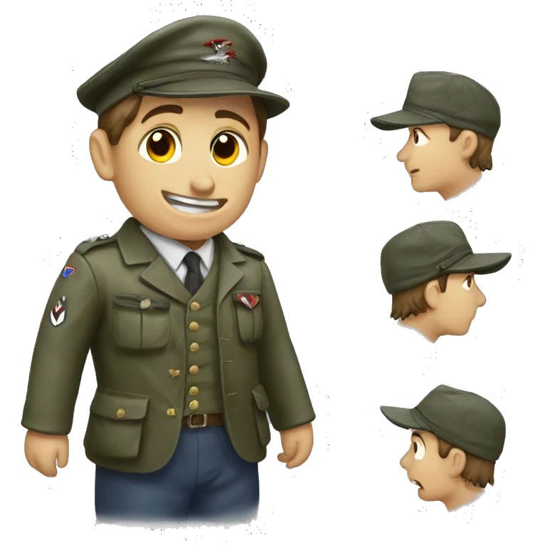  buchon man with braba and cap emoji