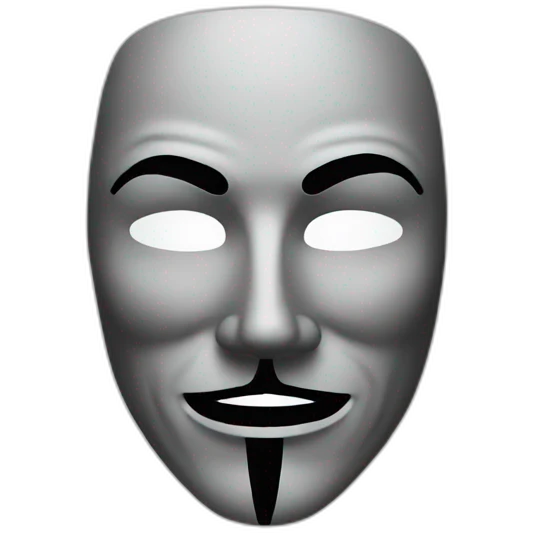 Anonymous mask emoji