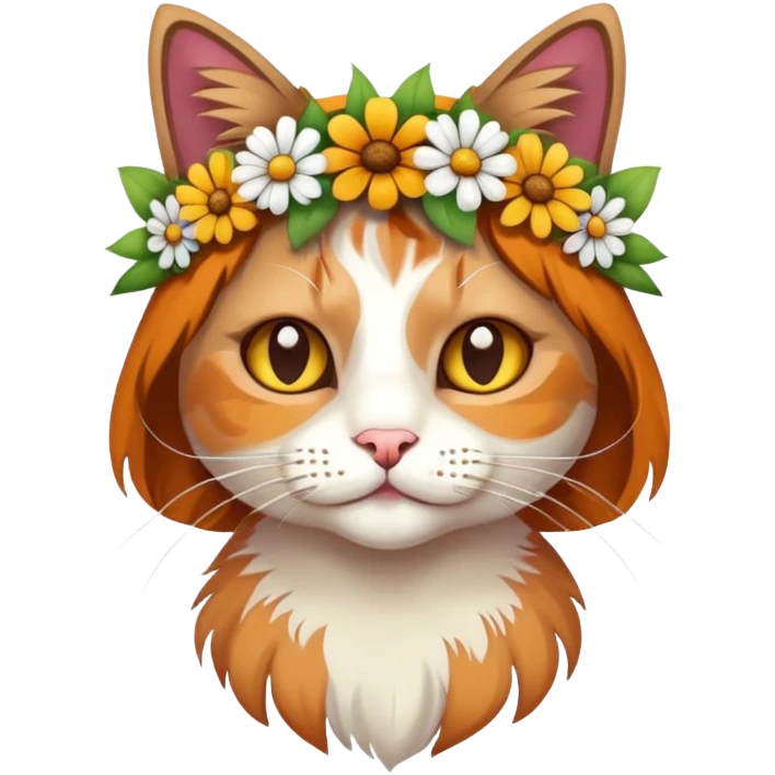 hippie cat emoji